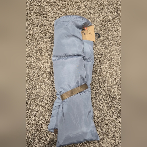 NEW! C.C Unisex Soft Slim Warm Insulating Quilted Puffer CC Scarf Neckwarmer - Picture 5 of 5